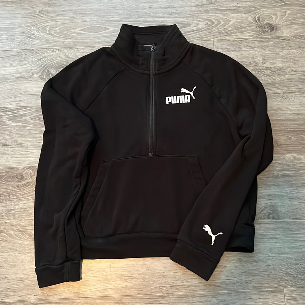Ladies Half-Zip Puma Sweatshirt